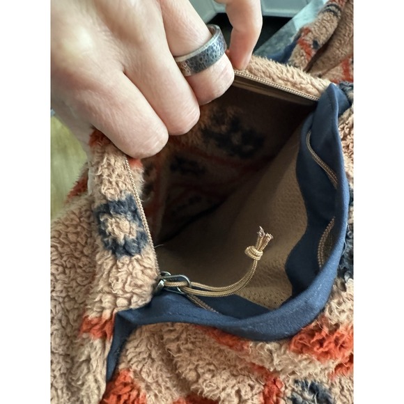 The North Face Sweater Mens S Brown Campshire Pullover Hoodie Fleece Jacket - Picture 8 of 16